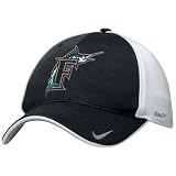 Nike Florida Marlins Black 2008 Mesh Practice Adjustable Hat