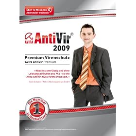 AVIRA AntiVir Premium 2009 1PC schuetzt vor Viren etc Flexible Scanoptionen auch Dialer Backdoor Programme oder Adware