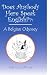DOES ANYBODY HERE SPEAK ENGLISH?: A Belgian Odyssey