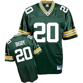 Men`s Green Bay Packers #20 Atari Bigby Team Replica Jersey