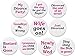 Set 10 Divorce Party Themed 2.25â€ Large Buttons Pins Divorced Wife Funny Humor