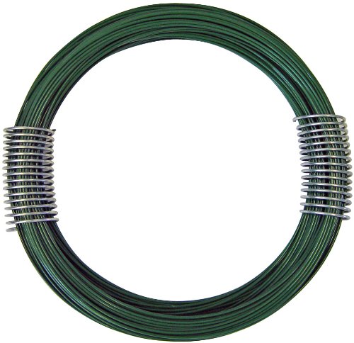Bestapac 416311 Eisendraht gr&uuml;n beschichtet 1.4 mm, 16 Meter