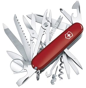 Victorinox Swiss Army Swiss Champ Pocket Knife (Red)