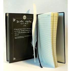 Death Note Notebook L Kira Yagami Light with a Quiled Pen