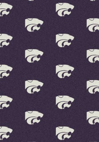 Kansas State Wildcats NCAA Area Rug - Team Repeat (3'10" x 5'4")