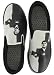 SCARFACE Uzi Mens Slip On Canvas Al Pacino Tony Montana Shoes Sneakers White/Black