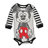 ディズニー【Disney】  ミッキー スムス長袖ボディー (70ｃｍ)