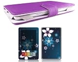 Bundle Monster Barnes & Noble Nook Synthetic Leather Case Cover Jacket + Skin Sticker + Screen Protector Ebook Accessories Combo - Fit 3G and Wifi Version