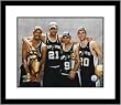 Bruce Bowen, Tim Duncan, Manu Ginobili and Tony Parker San Antonio Spurs NBA Framed 8x10 Photograph