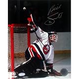 Steiner Sports New York Islanders Billy Smith Islanders Sliding Save Autographed 8-by-10-Inch Photograph