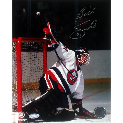 Steiner Sports New York Islanders Billy Smith Islanders Sliding Save Autographed 8-by-10-Inch Photograph