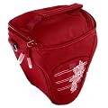 DURAGADGET Protective Storage Case For Panasonic DMC-FZ45, LUMIX DMC-G3 With "Autumn Leaf" Motif