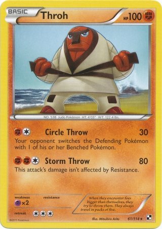 Pokemon - Throh (61) - Black and White