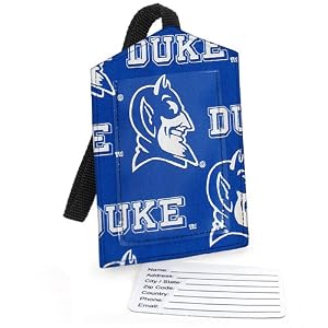 Duke University Blue Devils Logo Luggage Tag Travel Accessories