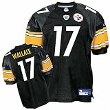 Pittsburgh Steelers Mike Wallace Authentic Black Home Jersey Size 52 (X-large)