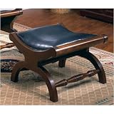 Review AtHomeMart  / Beautiful Plantation Style Ottoman with Wood Leg