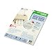 C-Line Laser and Ink Jet Name Badge Inserts, 3.5 x 2 Inches, White, 56 per Pack (92423)