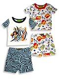 Madagascar - Toddler Boys Shorty Pajamas 2 Pack, White, Multi
