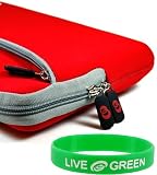 51Zk K0cj1L. SL160  Apple MacBook Pro MB990LL/A 13.3 Inch Laptop Sleeve Slipcase   Dual Pocket   Red Reviews