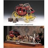 Wells Fargo Overland Stagecoach by The Franklin Mint in 1:16 Scale
