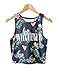 Dreagal Girl's Fashion Print Sleeveless Crop Top