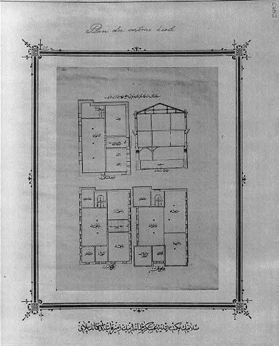 Ground,first floor plans,imperial military middle school,Thessalonike