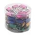Jiulyning Binder Clips with Silicone Bracelet, 3/4-Inch Wide, 40-Pieces (Multi-color)