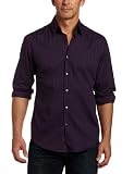 John Henry Men's Long Sleeve Sateen Solid Shirt