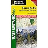 Southeast Yosemite, Ansel Adams Wilderness Map