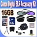 Accessory Saver Kit for Canon SLR (58mm Wide Angle Lens + 58mm 2X Telephoto Lens + 58mm 3 Piece Filter Kit + 16GB SDHC Memory + USB Card Reader + Deluxe Camera Case w/Strap + Microfiber Cleaning Cloth + LCD Screen Protectors + Mini Tripod + Accessory Saver Bundle!)