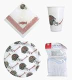 Tampa Bay Buccaneers 96 Piece Party Pack Plastic Dinnerware Set by Duck House