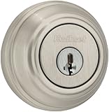 Kwikset 980 Single Cylinder Deadbolt featuring SmartKey&reg; in Satin Nickel