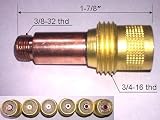 2 TIG Welding Torch Gas Lens Collet Body 45V27 1/8