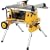 DEWALT DW744XRS 10-inch Job Site Table Saw with Rolling Stand