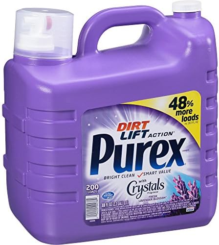Purex Dirt Lift Action Lavender Fresh Classic Washing Scented Liquid Laundry Detergent Original Purex 200 loads 300 fl oz