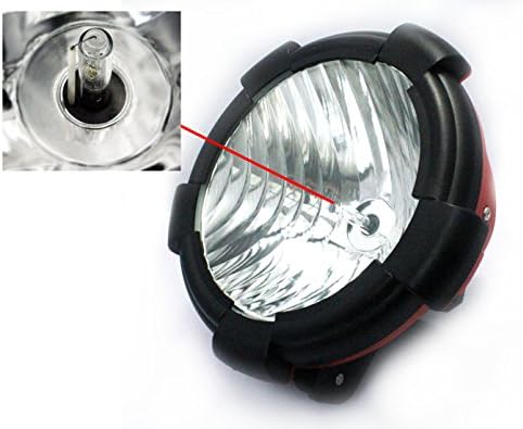 2 Pcs 12V 55w 5300lm 7 Inch 185mm HID Driving Flood Lights Off Road Jeep SUV Driving Lamp+Wire Wiring Harness Kit