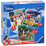 Ravensburger Disney Mickey Mouse Clubhouse 3 in a Box Puzzle