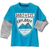 GYMBOREE(ジンボリー) リルエクスプローラーティ ターコイズ トップス長袖Tシャツ 12～18ヶ月【並行輸入】