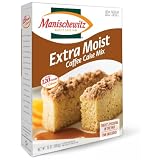 Manischewitz Extra Moist Coffee Cake Mix 13 Ounce Boxes Pack of 4 by Manischewitz