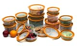 Farberware Ecofresh Food Storage 32-piece Platinum Series, Tangerine