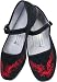 Dragon Embroidered Velvet Mary Jane Chinese Shoes