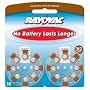 Rayovac Loud'n Clear Premium Zinc Air Battery, Hearing Aid, Size 312, Value Pack, 16 batteries