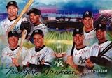 New York Yankees 2007 (Johnny Damon, Mariano Rivera, Hideki Matsui, Joe Torre, Derek Jeter, Robinson Cano, Alex Rodriguez) Sports Poster Print - 24 X 36