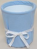Blue Waffle Wastebasket