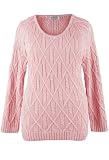 Avenue Plus Size Diamond Cableknit Pullover Sweater