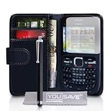 Nokia C3 Zubeh�r PU Leder Brieftasche Tasche H�lle Mit Griffel Stift, Displayschutz Und Poliertuchvon "Yousave Accessories�"