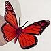 Butterfly 3D Translucent Decoration 15 RED Butterflies
