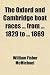 The Oxford and Cambridge boat races ... from ... 1829 to ... 1869
