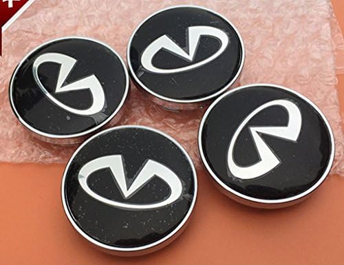 60mm Infiniti Logo Car Emblem Wheel Center Hub Cap Badge Covers Sticker Accessories