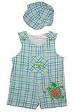 Infant Boys Turtle Beach Sunsuit with Cap.
